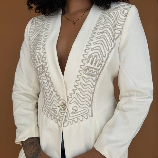 Newly Added: Vintage Elegant Light Blazer