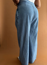 Load image into Gallery viewer, Newly Added: Louwe Inspired Sculpted Denim Tapered Trousers - Thrift Happens 2