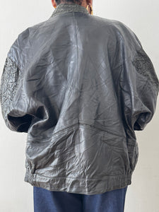 Newly Added: Genuine Leather Batwing Vintage Jacket