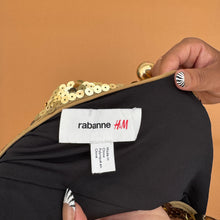 Load image into Gallery viewer, Newly Added: Branded Rabanne x H&amp;M Collab Sequined Crop Top