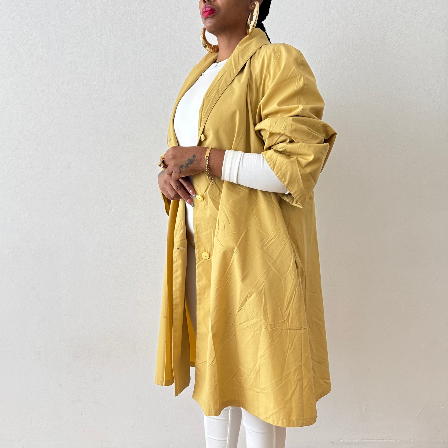 Newly Added: Flared Vintage Light Trench