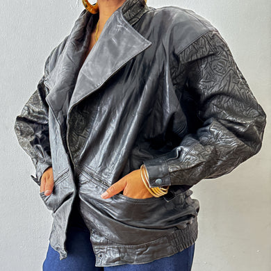 Newly Added: Genuine Leather Batwing Jacket