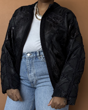Load image into Gallery viewer, Newly Added: Genuine Leather Patchwork Weaved Jacket