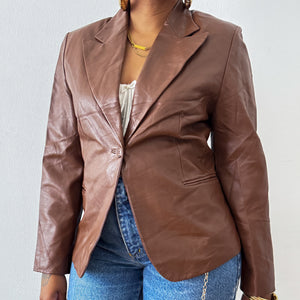 Newly Added: Genuine Leather Blazer