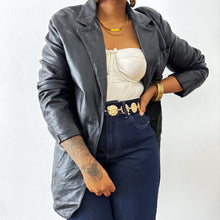 Load image into Gallery viewer, Newly Added: Genuine Leather Blazer