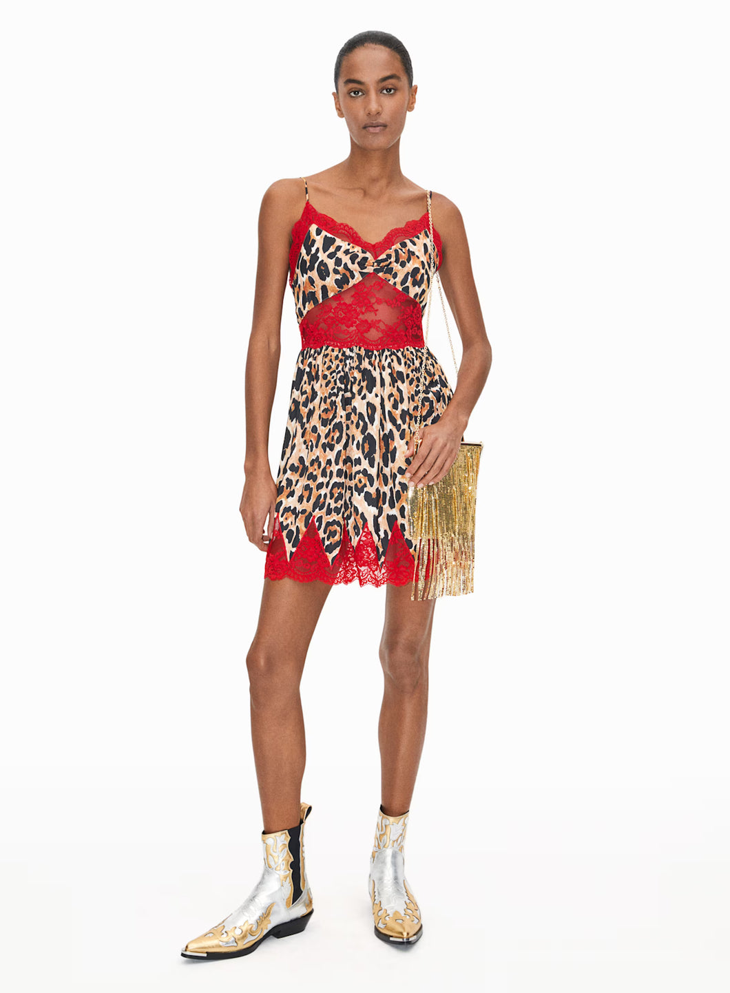 Newly Added: Rabanne xH&M Collab Branded Slip Dress