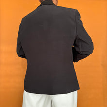 Load image into Gallery viewer, Newly Added: Vintage Elegant Blazer with Silk Collar &amp; Sleeves