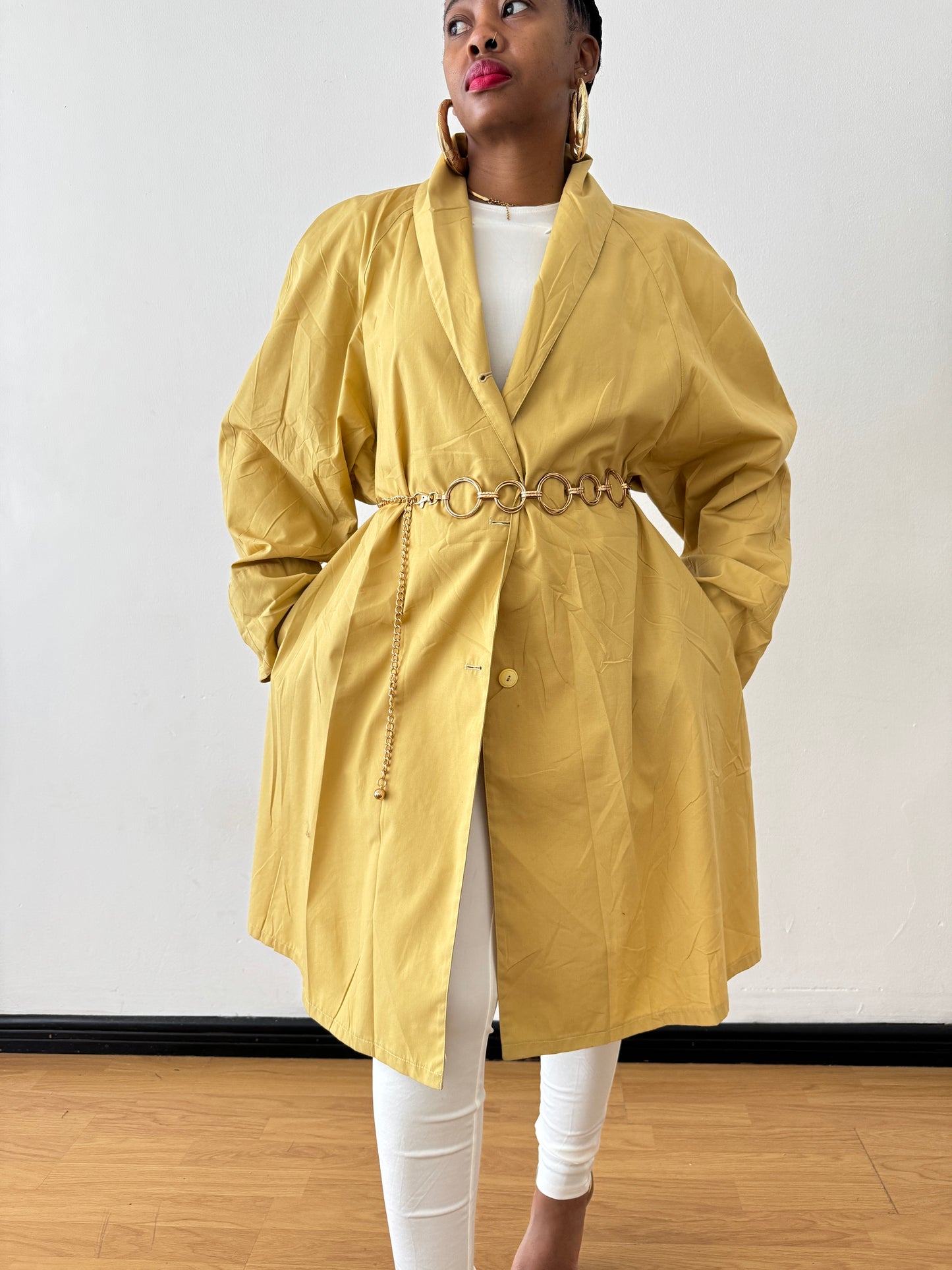 Newly Added: Flared Vintage Light Trench