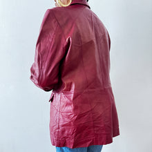 Load image into Gallery viewer, Newly Added: Genuine Leather Blazer