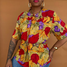 Load image into Gallery viewer, Newly Added: Vintage Floral Blouse