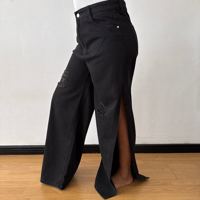 Brand New Denim Jeans with Slits
