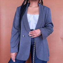 Load image into Gallery viewer, Newly Added: Classic Vintage Pinstripe Blazer