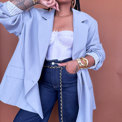 Newly Added: Vintage Basic Double Breasted Blazer