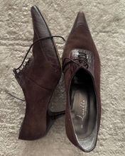 Load image into Gallery viewer, Newly Added: Genuine Suede &amp; Leather Heels