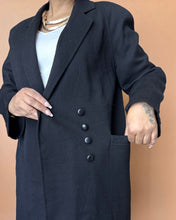 Load image into Gallery viewer, Newly Added: Plain Black Winter Coat