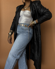 Load image into Gallery viewer, Newly Added: Genuine Leather Trench Coat