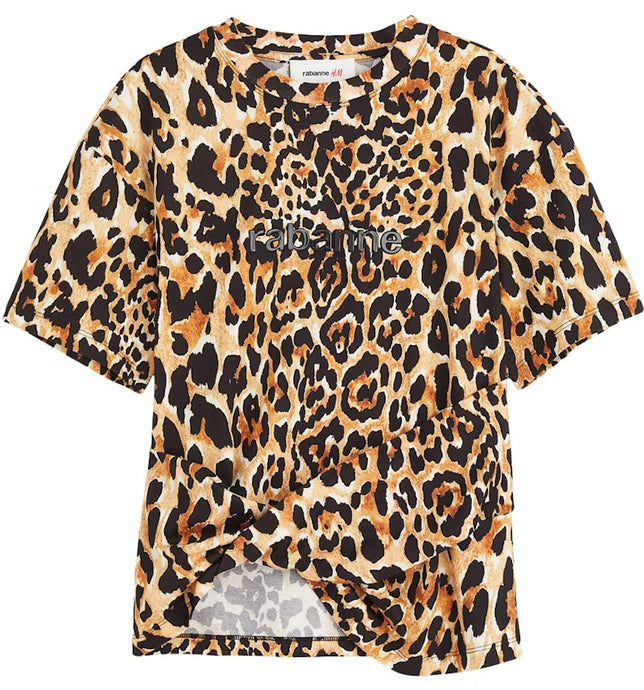Newly Added: Rabanne x H&M Collab Leopard Print Branded Shirt