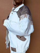 Load image into Gallery viewer, Newly Added: Neutral Colourblock Windbreaker - Thrift Happens 2