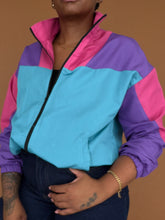 Load image into Gallery viewer, Newly Added: Colour-Block Retro Windbreaker