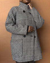 Load image into Gallery viewer, Newly Added: Black and White Batwing Coat