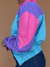 Load image into Gallery viewer, Newly Added: Colour-Block Retro Windbreaker