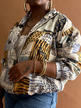 Load image into Gallery viewer, Newly Added: Safari Patchwork Print  Light Windbreaker Jacket