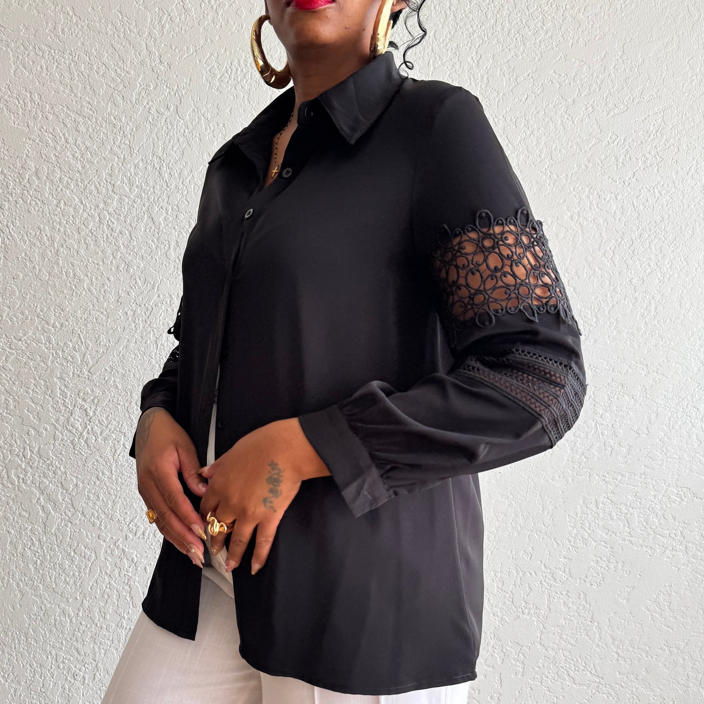 Newly Added: Laced Basic Blouse