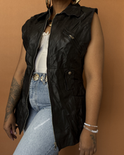 Load image into Gallery viewer, Newly Added: Genuine Leather Half Sleeve Biker Jacket