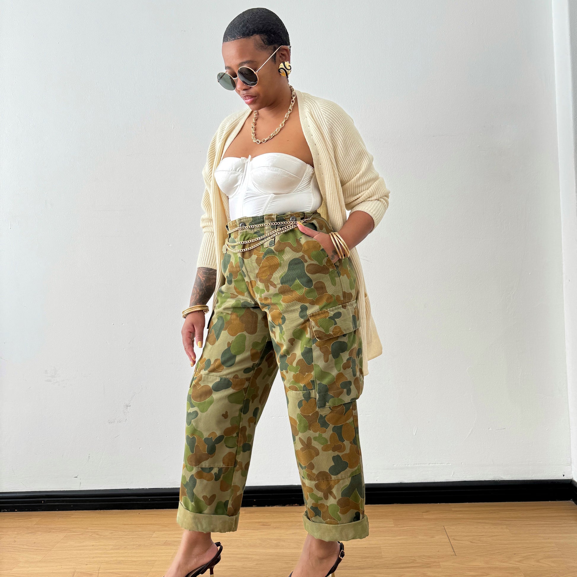 Newly Added: Military Cargo pants - Thrift Happens 2