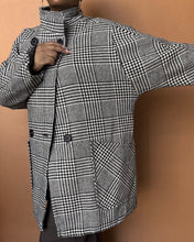 Load image into Gallery viewer, Newly Added: Black and White Batwing Coat