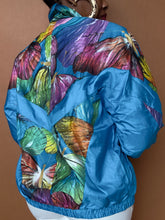 Load image into Gallery viewer, Newly Added: Oversized Floral Print Windbreaker - Thrift Happens 2