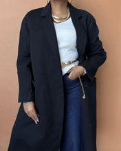 Load image into Gallery viewer, Newly Added: Plain Black Winter Coat