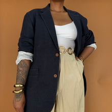 Load image into Gallery viewer, Newly Added: Elegant Denim Blazer