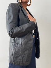 Load image into Gallery viewer, Newly Added: Genuine Leather Blazer