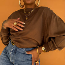 Load image into Gallery viewer, Newly added: silk and woollen batwing blouse