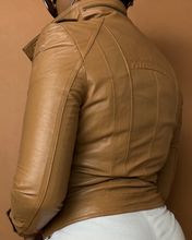 Load image into Gallery viewer, Newly Added: Asymmetrical Genuine Leather Jacket - Thrift Happens 2
