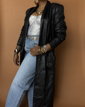 Load image into Gallery viewer, Newly Added: Genuine Leather Trench Coat