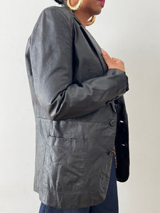 Newly Added: Genuine Leather Blazer