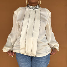 Load image into Gallery viewer, Newly Added: Beaded Front Blouse