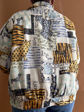 Load image into Gallery viewer, Newly Added: Safari Patchwork Print  Light Windbreaker Jacket