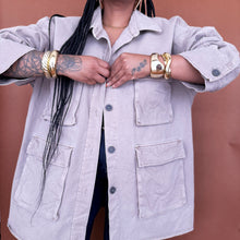 Load image into Gallery viewer, Newly Added: Trendy Oversized Denim Shirt
