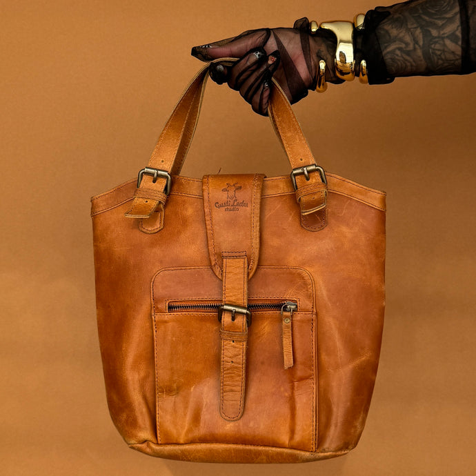 Newly Added: Genuine Leather Tote Bag