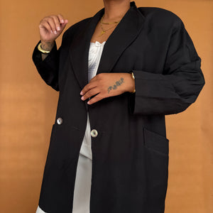 Newly Added: Vintage Basic Double Breasted Blazer
