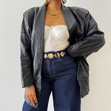 Load image into Gallery viewer, Newly Added: Genuine Leather Batwing Jacket