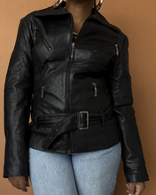 Load image into Gallery viewer, Newly Added: Genuine Leather Biker Jacket