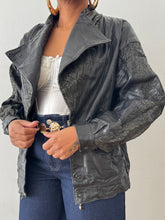 Load image into Gallery viewer, Newly Added: Genuine Leather Batwing Vintage Jacket