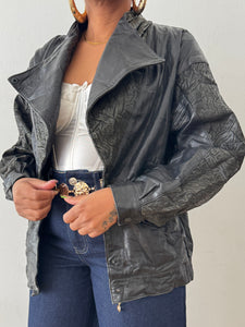 Newly Added: Genuine Leather Batwing Vintage Jacket