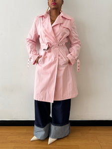 Newly Added: Pink Light Basic Trench Coat