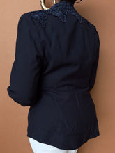 Load image into Gallery viewer, Newly Added: Vintage Lace Collar Blazer - Thrift Happens 2