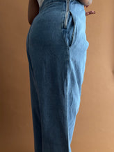 Load image into Gallery viewer, Newly Added: Louwe Inspired Sculpted Denim Tapered Trousers - Thrift Happens 2